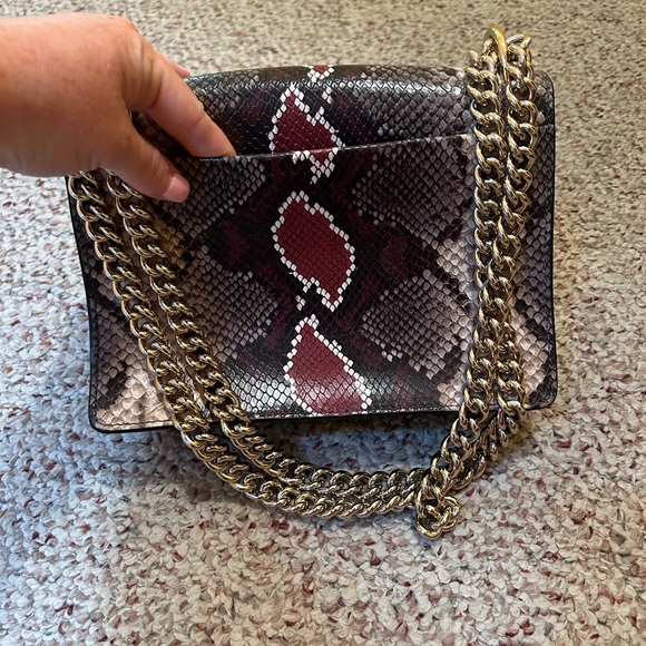 Kate spade faux snake double chain crossbody - Picture 6 of 7